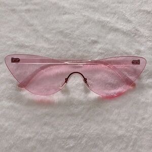 ♡︎ Pink Transparent Sunglasses ♡︎